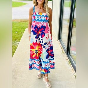 HAUSEN • Ric Rac midi dress